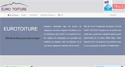 Desktop Screenshot of eurotoiture.com